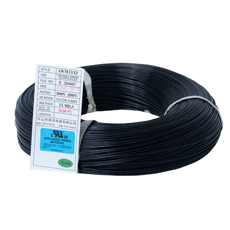 Why are UL1332 wires often used in high temperature environments?